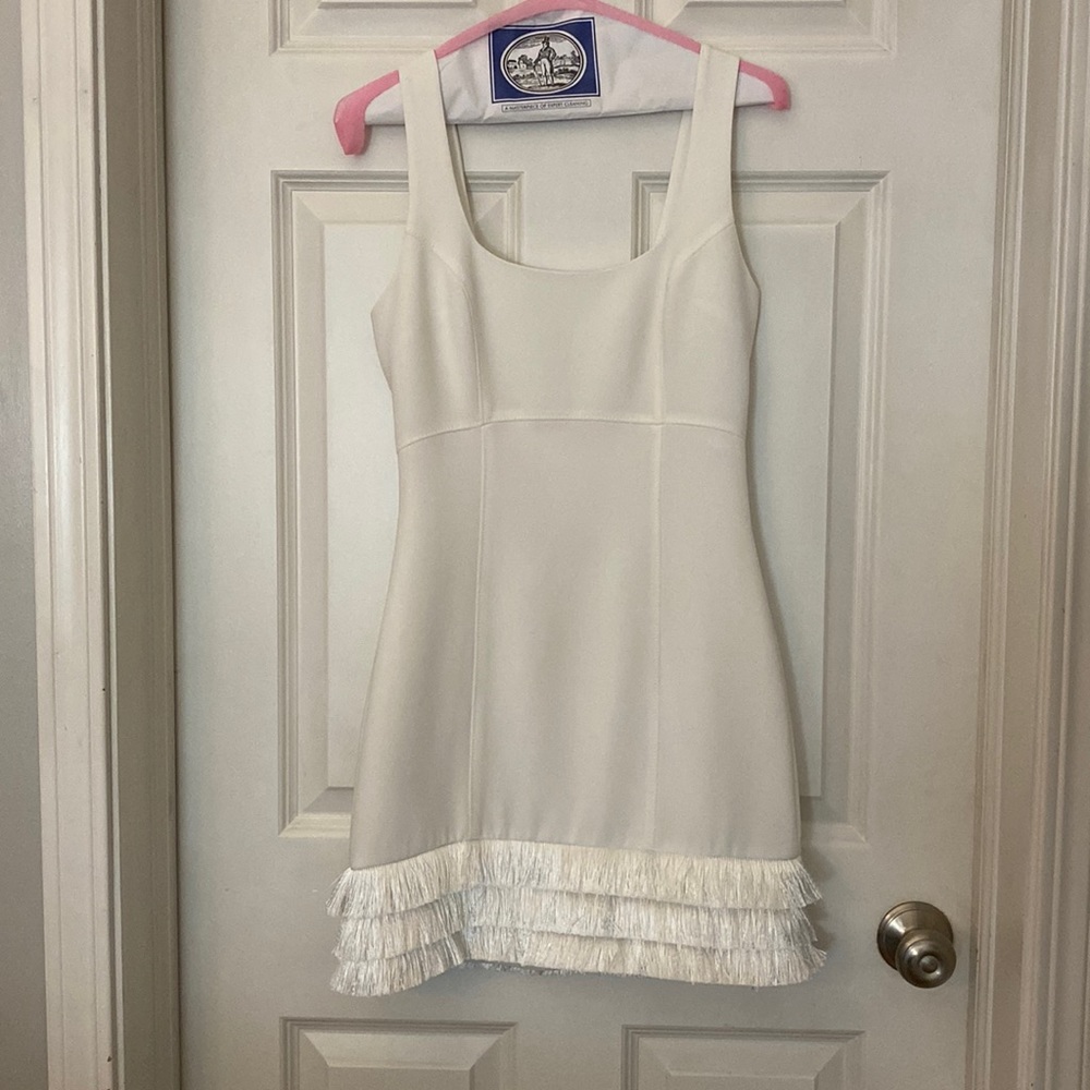 Stunning white mini dress!